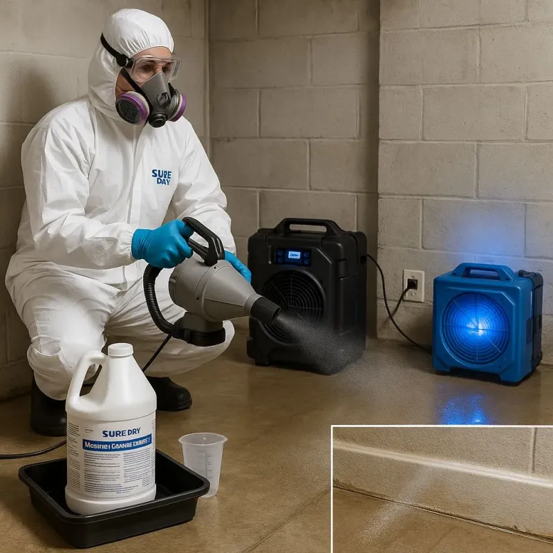 Sanitization and Odor Removal process in Troy, NC