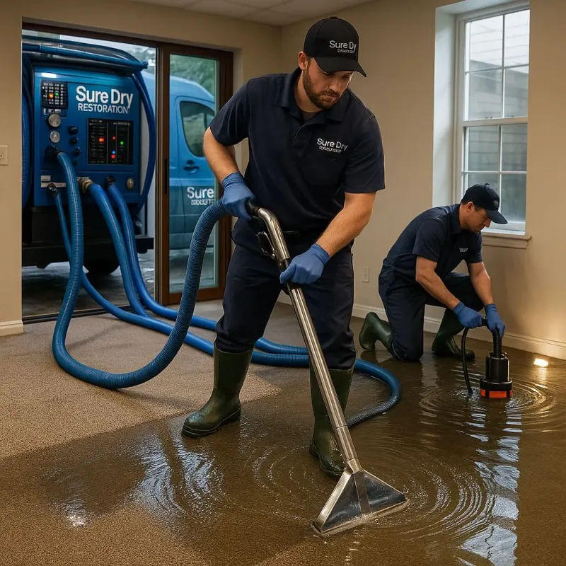 Water Extraction and Removal process in Troy, NC